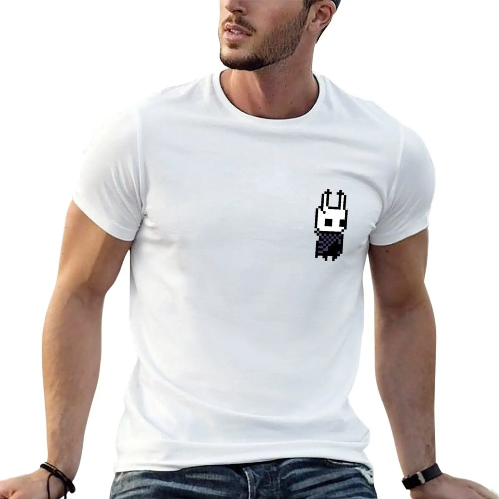 Hollow Knight - The Knight Pixelated T-Shirt t shirts for man pack white t shirt man casual g man t shirts for men T-shirt
Hollow Knight - The Knight Pixelated T-Shirt t shirts for man pack white t shirt man casual g man t shirts for men T-shirt