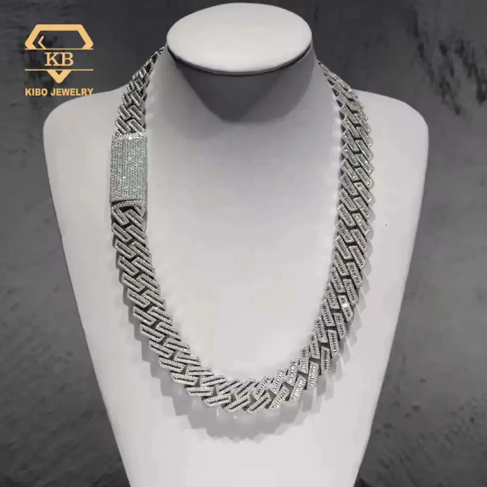 20mm Luxury Diamond Hip Hop Jewelry 925 Silver Chains for Men Baguette Cut Moissanite Necklace Iced Out Cuban Link Chain
20mm Luxury Diamond Hip Hop Jewelry 925 Silver Chains for Men Baguette Cut Moissanite Necklace Iced Out Cuban Link Chain