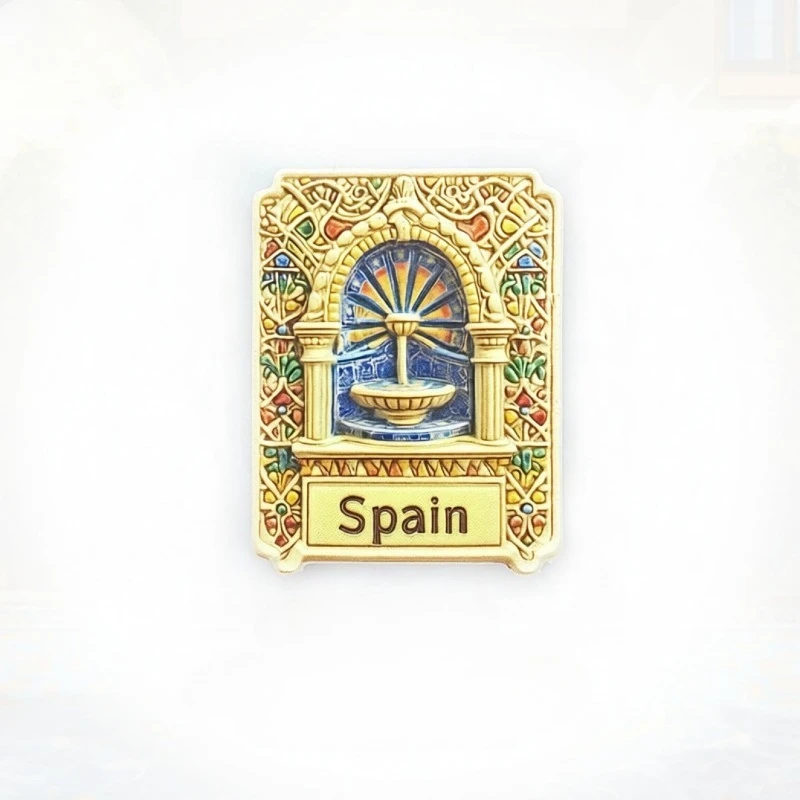 Spain Fountain Fridge Magnet - Elegant 3D Water Feature Souvenir Unique Spanish Landmark Gift for Travel & Garden Decor
Spain Fountain Fridge Magnet - Elegant 3D Water Feature Souvenir Unique Spanish Landmark Gift for Travel & Garden Decor