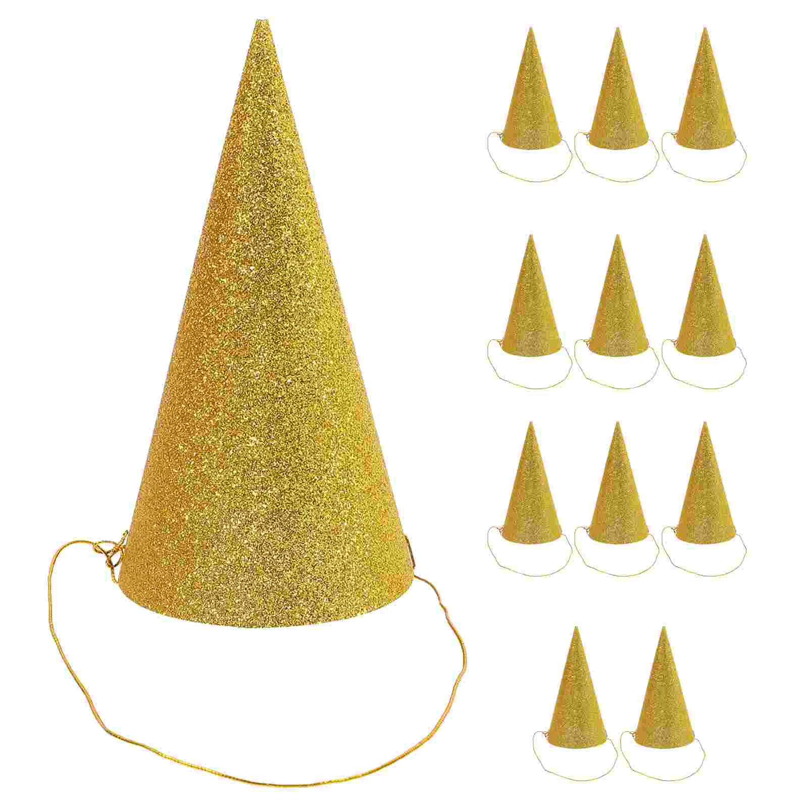 12 PCS Birthday Hat Festive Costume Accessories Toddler Crown Ribbon Tied Hats Baby Crowning Glitter Cone
12 PCS Birthday Hat Festive Costume Accessories Toddler Crown Ribbon Tied Hats Baby Crowning Glitter Cone