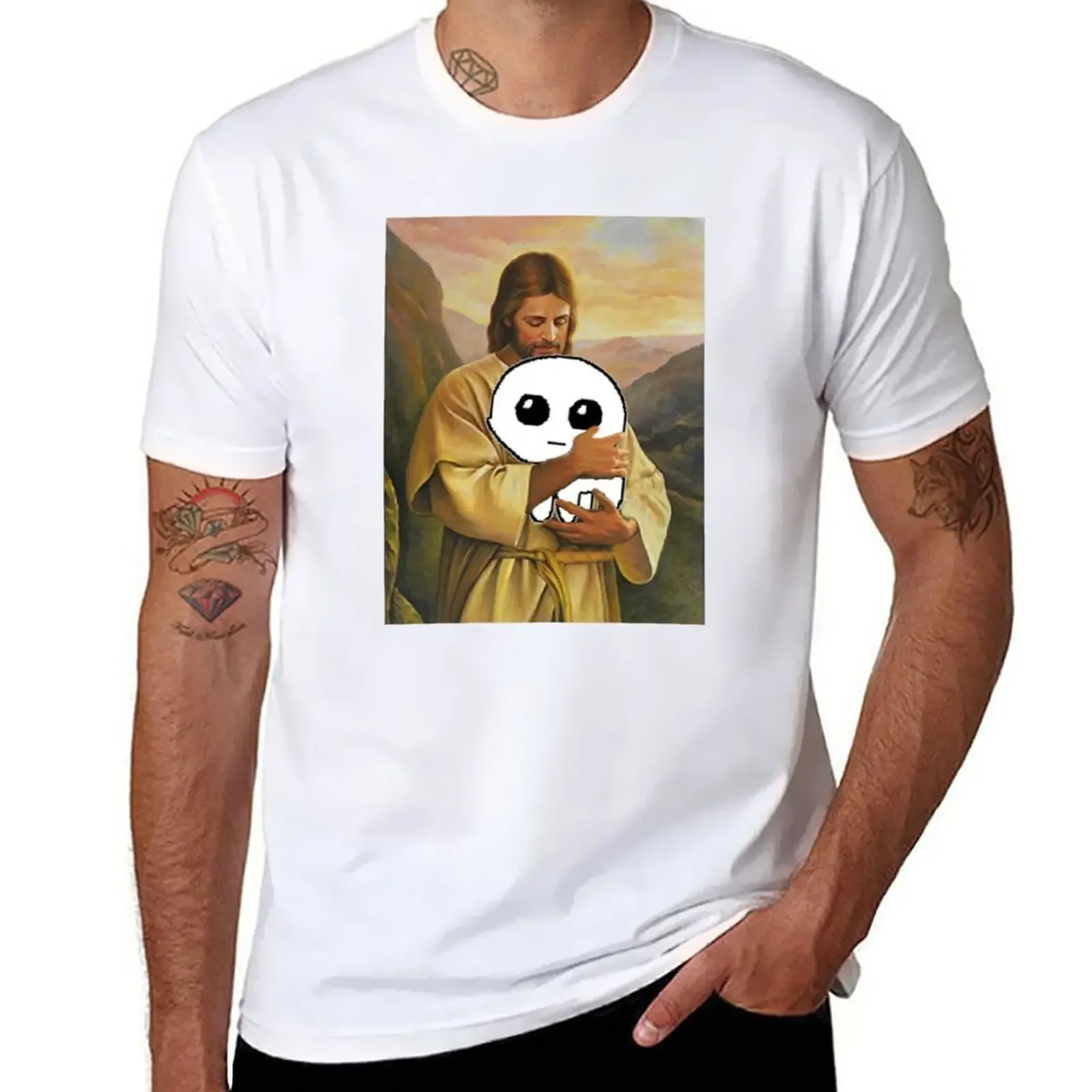 New jesus holding autism creature tbh creature T-Shirt summer tops funny t shirts mens t shirt graphic
New jesus holding autism creature tbh creature T-Shirt summer tops funny t shirts mens t shirt graphic