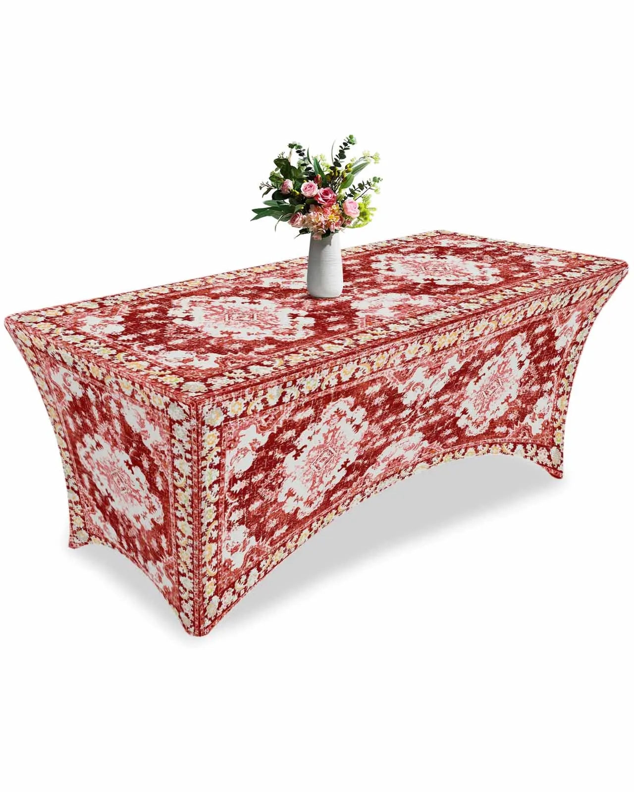 Retro Carpet Texture Red High Stretch Tablecloth Wedding Party Decor Elastic Print Table Cover Outdoor Table Cloth
Retro Carpet Texture Red High Stretch Tablecloth Wedding Party Decor Elastic Print Table Cover Outdoor Table Cloth