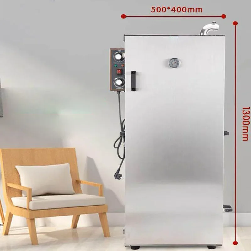 Vertical Stainless Steel Electric Smoke Oven Temperature Timer Control Commercial Meat Fish Sausage Smoker( Customized)
Vertical Stainless Steel Electric Smoke Oven Temperature Timer Control Commercial Meat Fish Sausage Smoker( Customized)