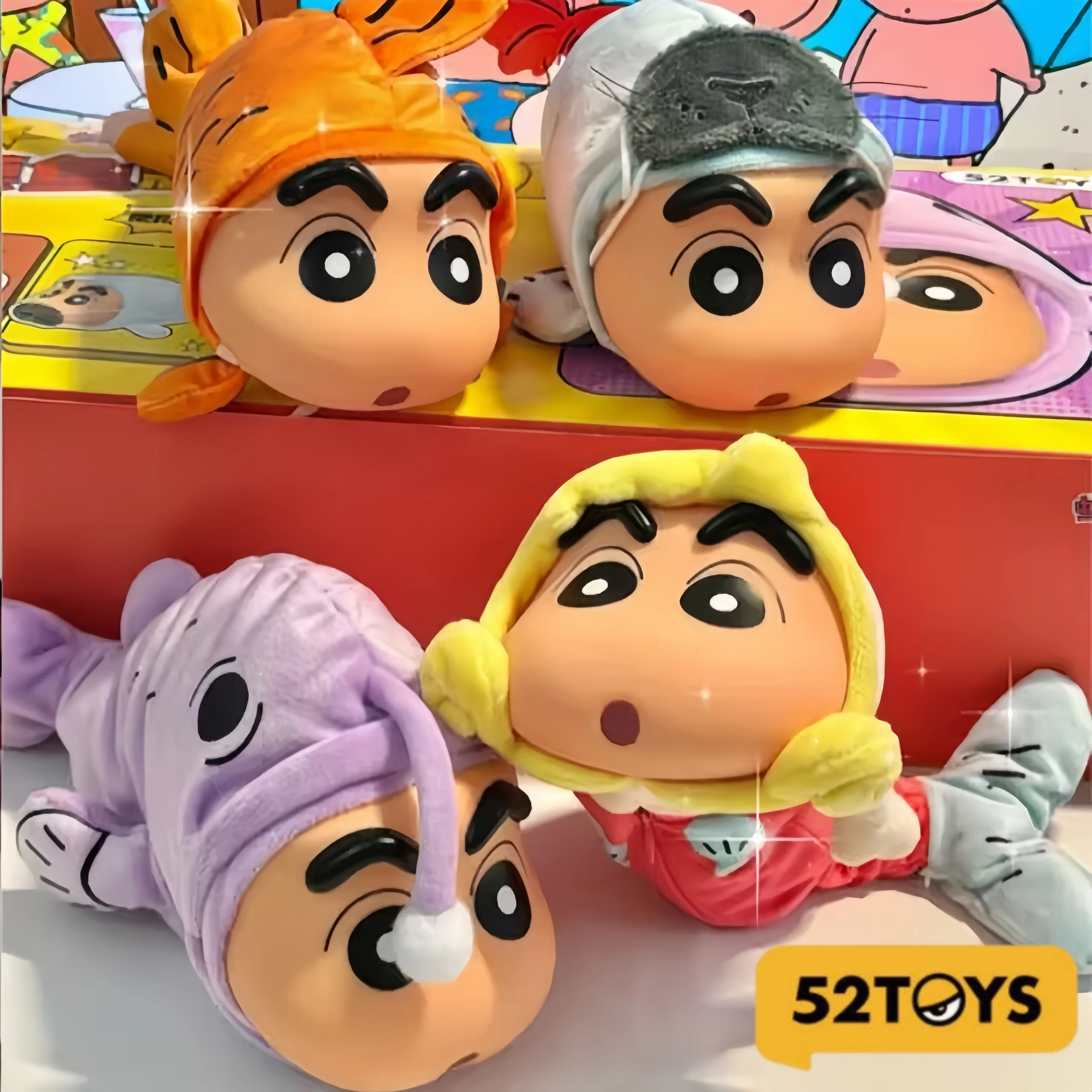 52toys Crayon Shinchan Genuine Pvc Slack Off Life Series Movable Figure Blind Box Cartoon Decor Toy Surprise Gift For Girls Kids
52toys Crayon Shinchan Genuine Pvc Slack Off Life Series Movable Figure Blind Box Cartoon Decor Toy Surprise Gift For Girls Kids