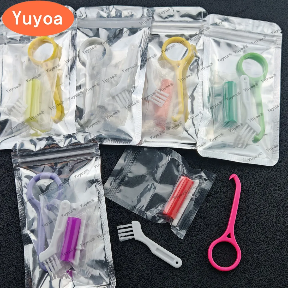 50sets Dental Orthodontic Aligner/Remover/Seaters/Brush Set Clear Teeth Oral Plastic Hook Aligner Silicone Stick
50sets Dental Orthodontic Aligner/Remover/Seaters/Brush Set Clear Teeth Oral Plastic Hook Aligner Silicone Stick