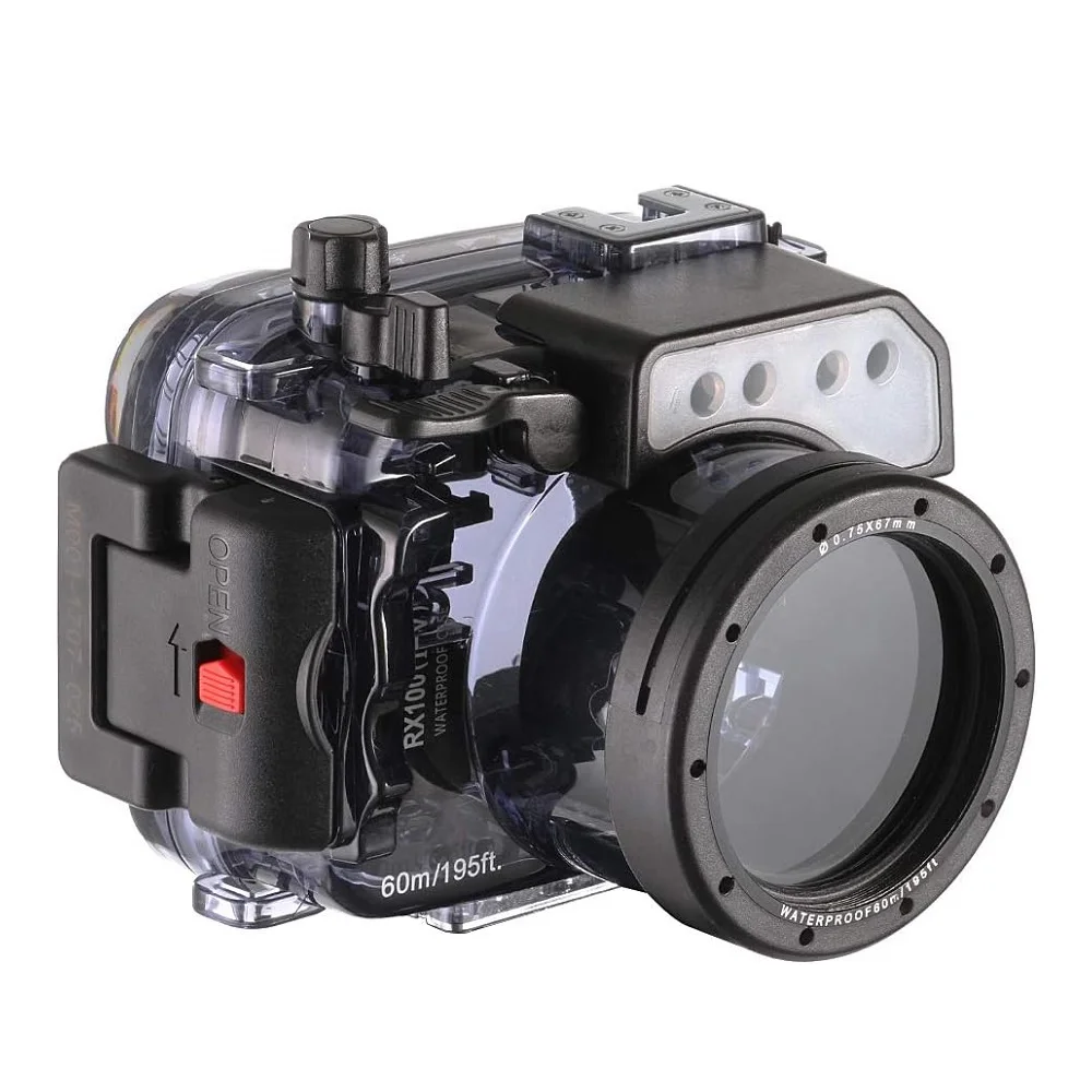 Водонепроницаемый корпус Mcoplus RX100 I-V 60 м/195 футов IPX8 для камер Sony RX100, RX100II, RX100III, RX100IV, RX100V
Водонепроницаемый корпус Mcoplus RX100 I-V 60 м/195 футов IPX8 для камер Sony RX100, RX100II, RX100III, RX100IV, RX100V