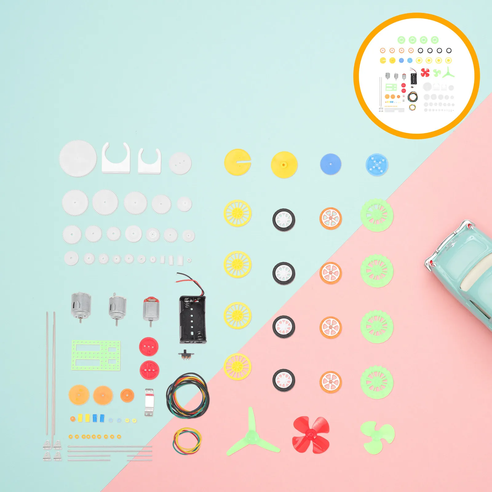 112Pcs Electric Motor Gears Kit Plastic Dc Motor Accessories Miniature Engine Parts Components Set for Science Projects
112Pcs Electric Motor Gears Kit Plastic Dc Motor Accessories Miniature Engine Parts Components Set for Science Projects