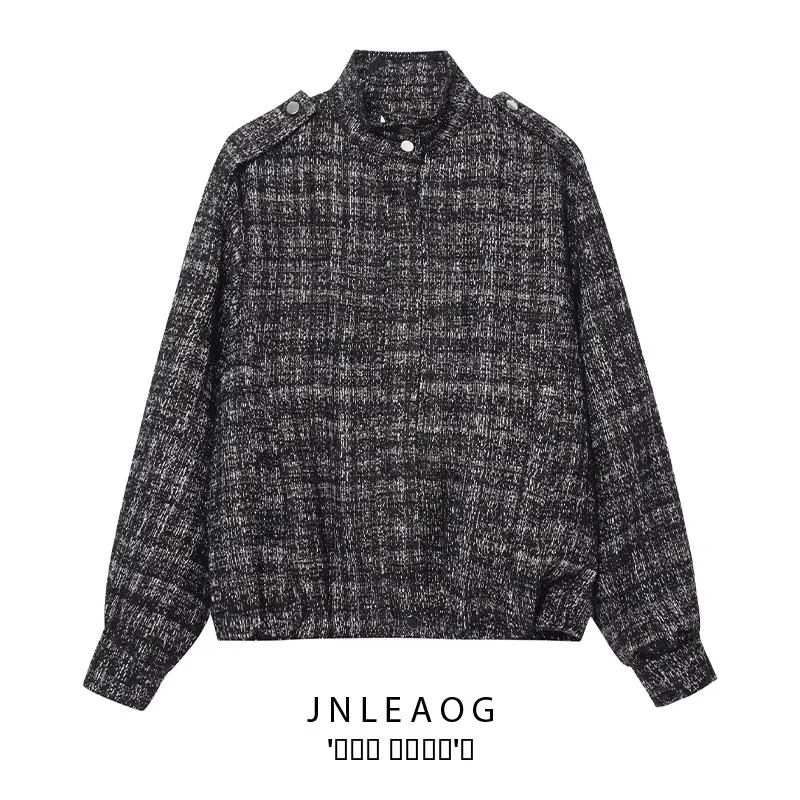 JNLEAOG Faionable Metal Color Line Structure Pilot Jaet Women's Autumn New Sle Versatile Outerwear ort Coat
JNLEAOG Faionable Metal Color Line Structure Pilot Jaet Women's Autumn New Sle Versatile Outerwear ort Coat