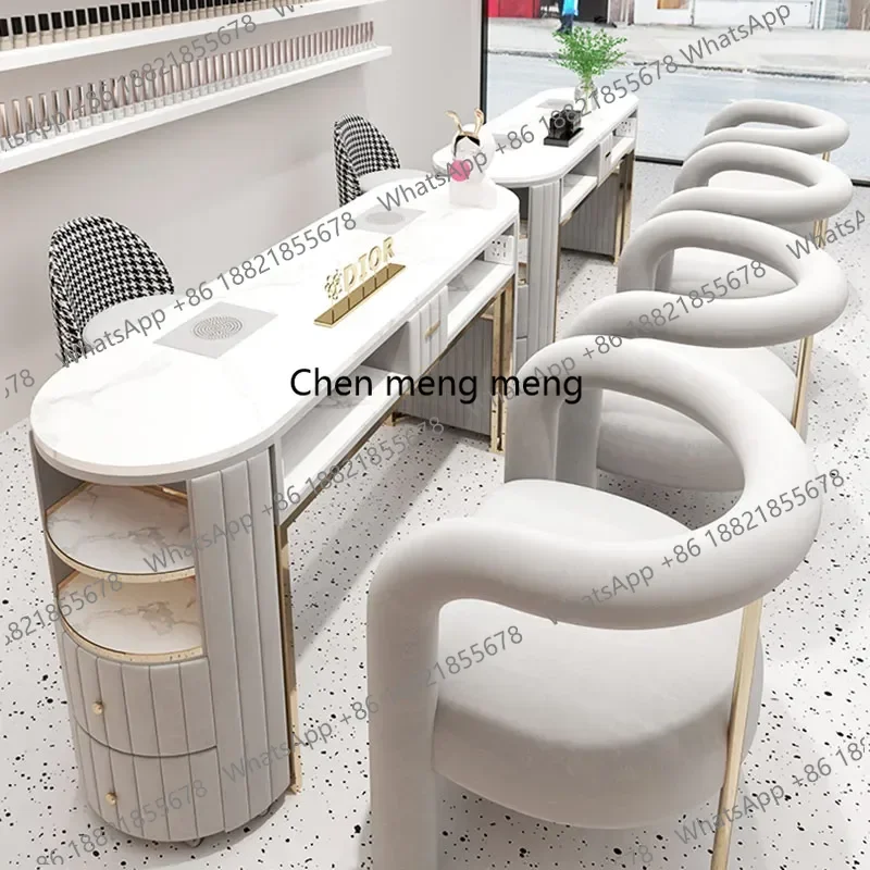 Nordic Marble Tabletop Manicure Table Dressing Simple Retro Reception Nail Tables Storage Salon Furniture Mesa Manicura LLMT
Nordic Marble Tabletop Manicure Table Dressing Simple Retro Reception Nail Tables Storage Salon Furniture Mesa Manicura LLMT