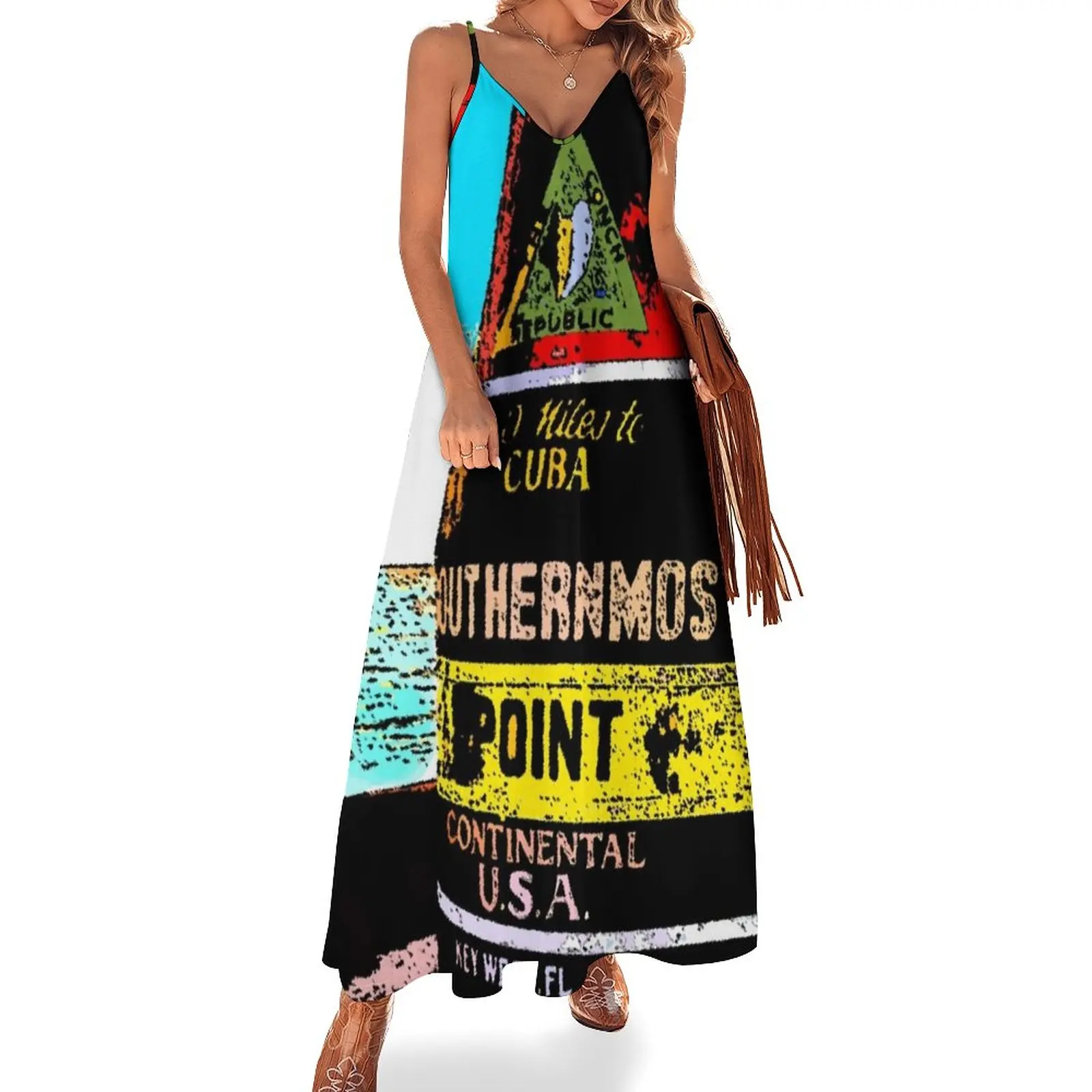 Southernmost Point Buoy Sleeveless Dress cocktail dresses loose summer dress dresses for women 2025 luxury designer party Dress
Southernmost Point Buoy Sleeveless Dress cocktail dresses loose summer dress dresses for women 2025 luxury designer party Dress
