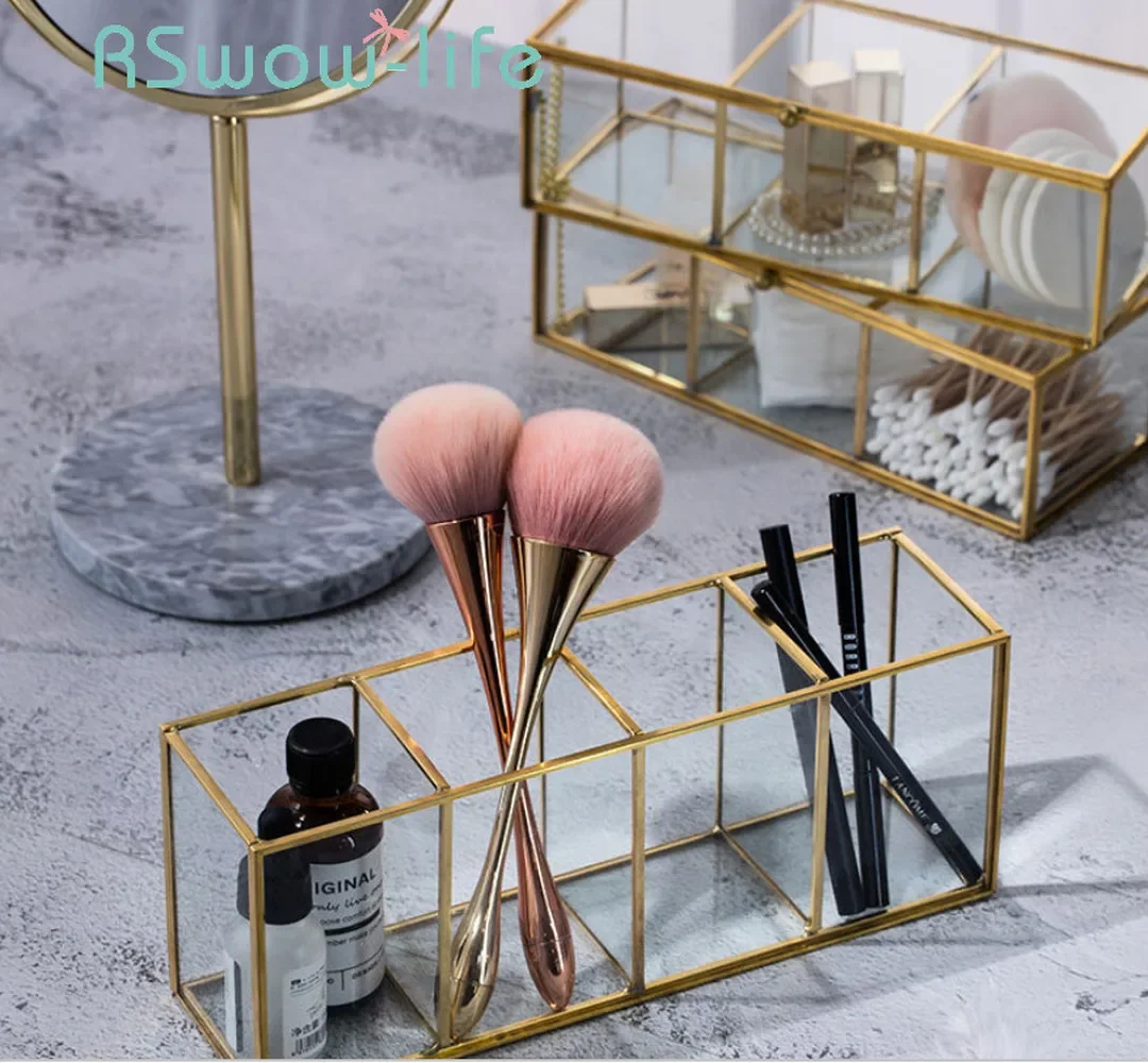 Glass Storage Box Desktop Cosmetics Jewelry Storage Box Transparent Finishing Storages Makeup Organizer For Household Products
Glass Storage Box Desktop Cosmetics Jewelry Storage Box Transparent Finishing Storages Makeup Organizer For Household Products