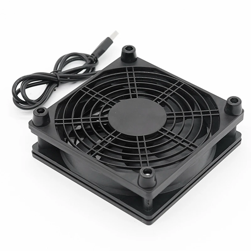 Mini Cooling Fan for Android TV Box Computer Cooler Set Top Box Router TV Box Cooler USB Power Radiator-ABLL