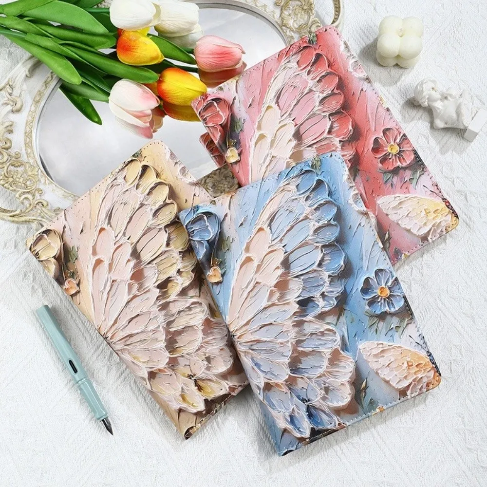New PU Butterfly Notebook Butterfly Oil Painting A5 Stationery Notepad Lined Pages Soft Cover Notebook Daily Journaling
New PU Butterfly Notebook Butterfly Oil Painting A5 Stationery Notepad Lined Pages Soft Cover Notebook Daily Journaling