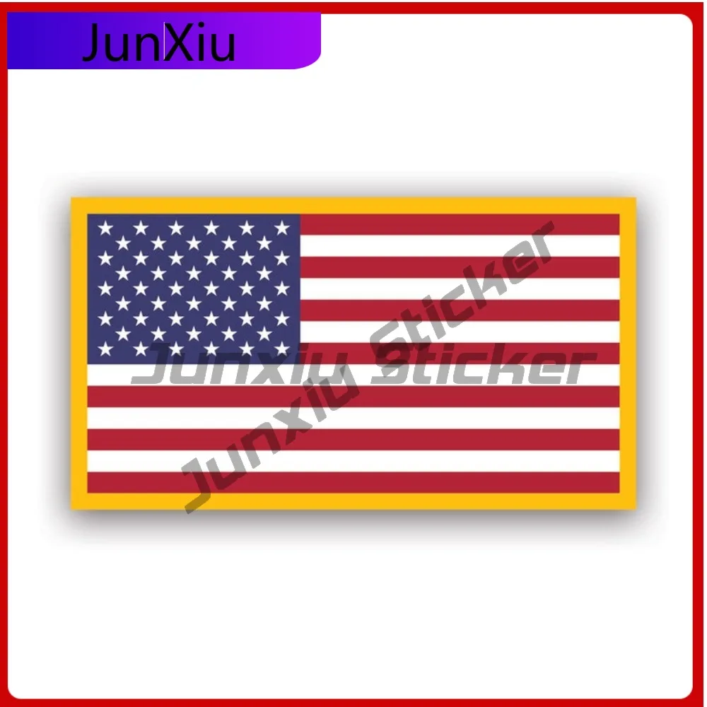 American Flag Gold Border Sticker Creative Decals Uv Protected Usa America Us Flags State Flag Patriotic Car Sticker Vinyl Decal
American Flag Gold Border Sticker Creative Decals Uv Protected Usa America Us Flags State Flag Patriotic Car Sticker Vinyl Decal