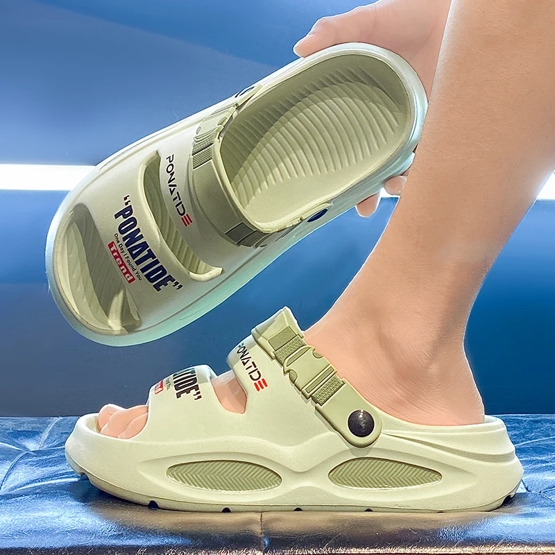 Men's Double Strap One Band Slides Summer Beach Casual Sandals Slippers
Men's Double Strap One Band Slides Summer Beach Casual Sandals Slippers