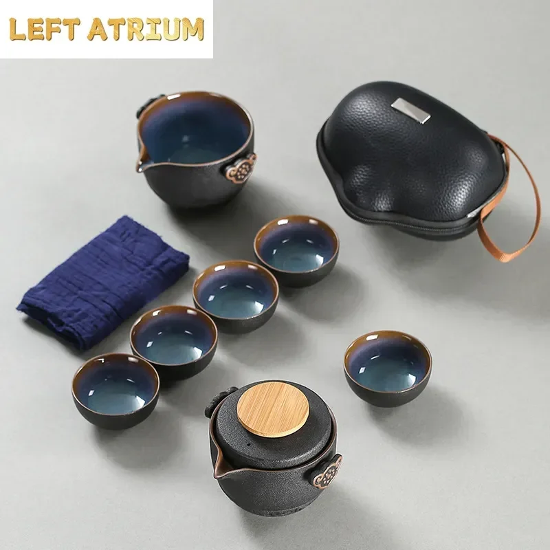 High grade Chinese Tea Travel Set Kung Fu TeaSet Ceramic Portable Teapot Porcelain Gaiwan Cups of Ceremony
High grade Chinese Tea Travel Set Kung Fu TeaSet Ceramic Portable Teapot Porcelain Gaiwan Cups of Ceremony