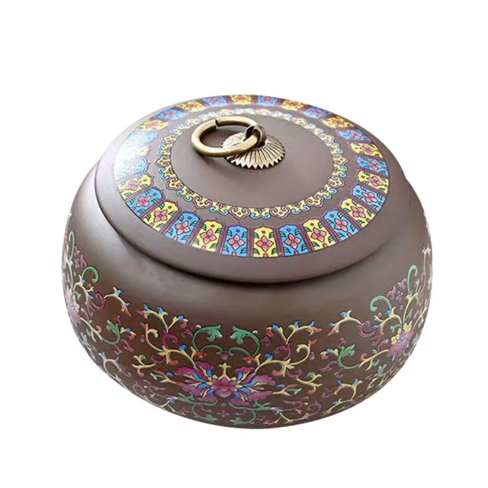 Universal Retro Tea Sealed Cans Purple Clay Chinese Tea Storage Tank Exquisite Portable Pu Erh Tea Jar Home
Universal Retro Tea Sealed Cans Purple Clay Chinese Tea Storage Tank Exquisite Portable Pu Erh Tea Jar Home