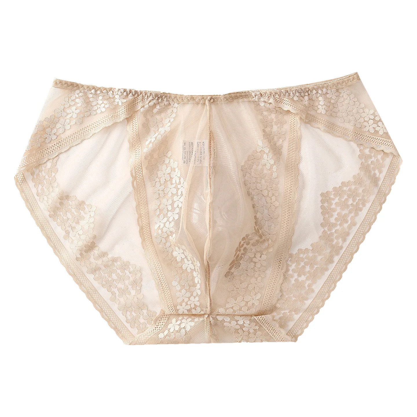 Men's French Lace Mesh Briefs Breathable Ice Silk 3D Convex Pouch Underwear
Men's French Lace Mesh Briefs Breathable Ice Silk 3D Convex Pouch Underwear