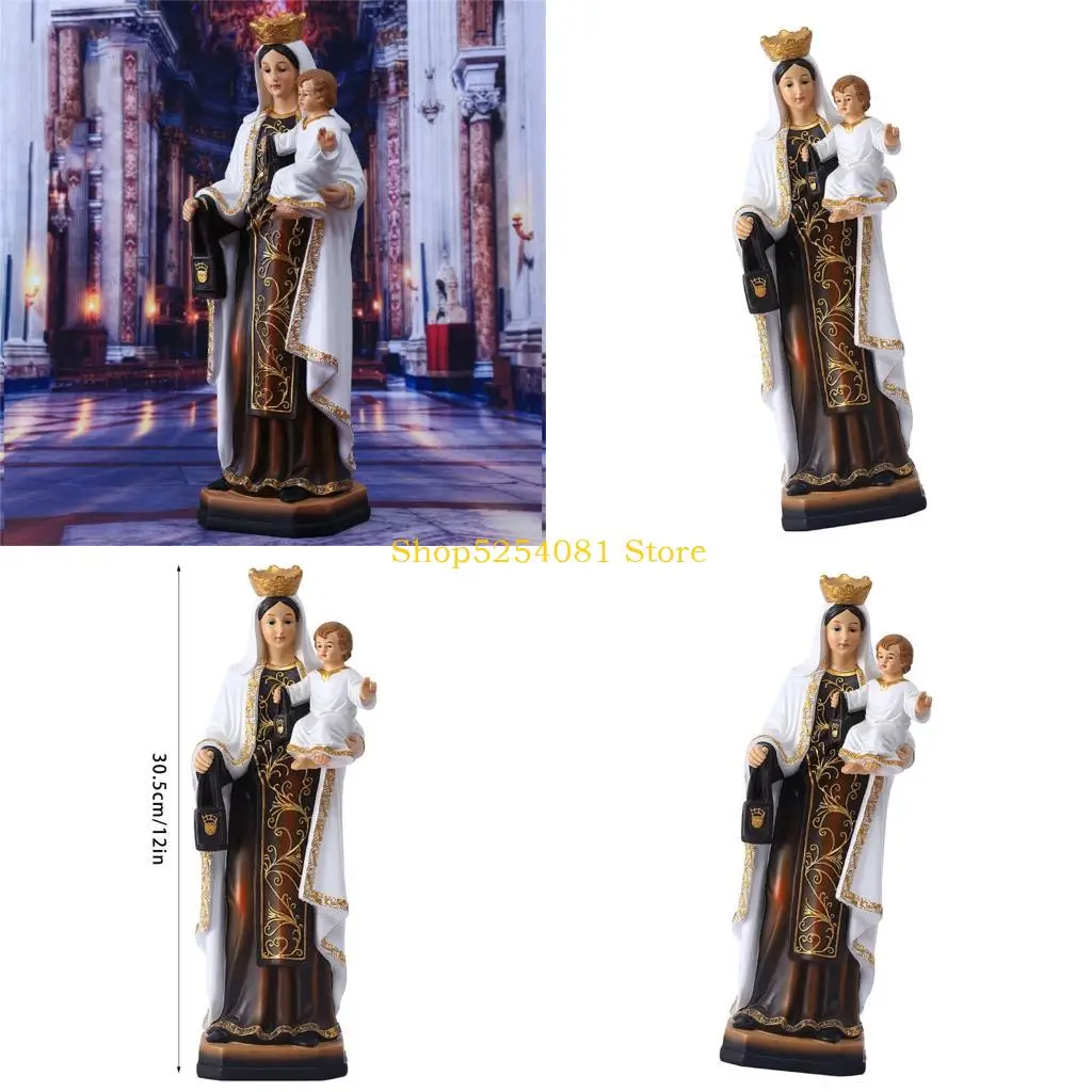 AXYC Sacred Marys And Child Sculpture Elegant Mantels Christmas Table Sculpture
AXYC Sacred Marys And Child Sculpture Elegant Mantels Christmas Table Sculpture