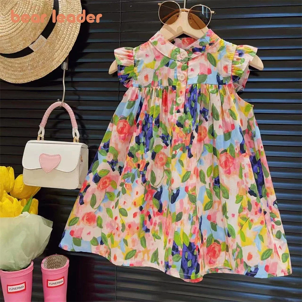 Bear Leader Girls' Clothing 2023 Summer New Girls' Round Neck Flower Print Flying Sleeve Dress Fashion Children's Print Dress
Bear Leader Girls' Clothing 2023 Summer New Girls' Round Neck Flower Print Flying Sleeve Dress Fashion Children's Print Dress
