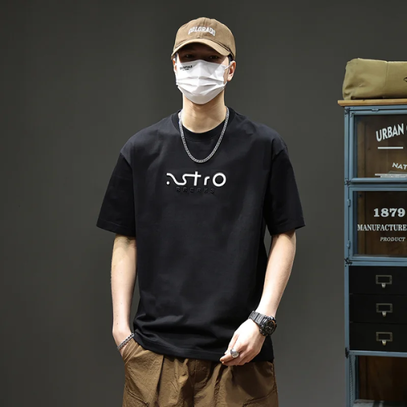 BG2370 Summer new printing fashion casual trend men's short-sleeved casual men's T-shirt
BG2370 Summer new printing fashion casual trend men's short-sleeved casual men's T-shirt