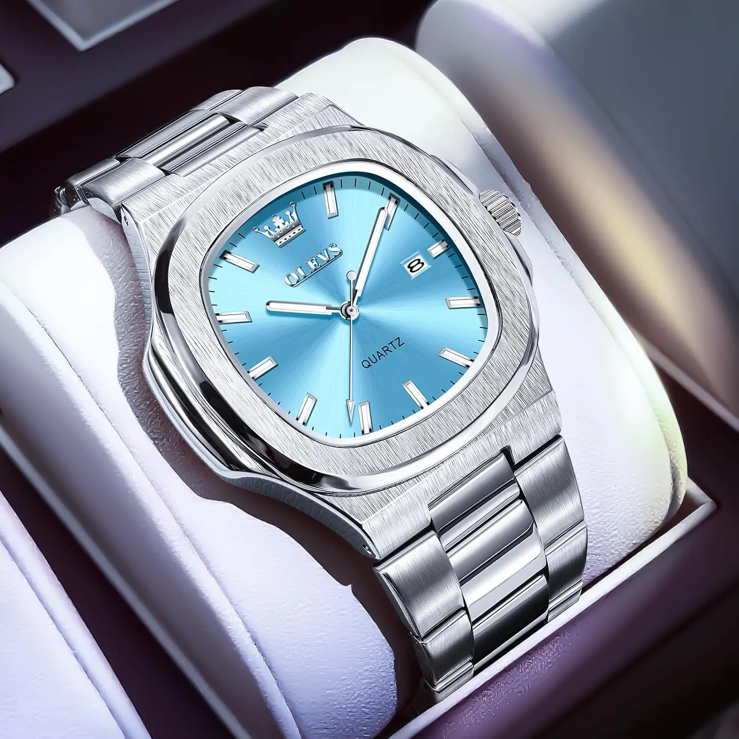 Lunervia Store OLEVS Men's Large Face Stainless Steel Watch, Classy Rose Gold Silver Tone Octagonal Three-Hand Analog Quartz Mens Dress Watch, Luxury Easy to Read Date Luminous Waterproof Watches for Men
Lunervia Store OLEVS Men's Large Face Stainless Steel Watch, Classy Rose Gold Silver Tone Octagonal Three-Hand Analog Quartz Mens Dress Watch, Luxury Easy to Read Date Luminous Waterproof Watches for Men