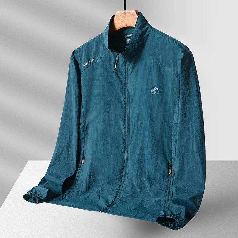 Men Windbreaker Fishing Coats Ultrathin Sunscreen Jacket Youth Outerwearing Clohting Traveling Korean Summer Jackets Male
Men Windbreaker Fishing Coats Ultrathin Sunscreen Jacket Youth Outerwearing Clohting Traveling Korean Summer Jackets Male
