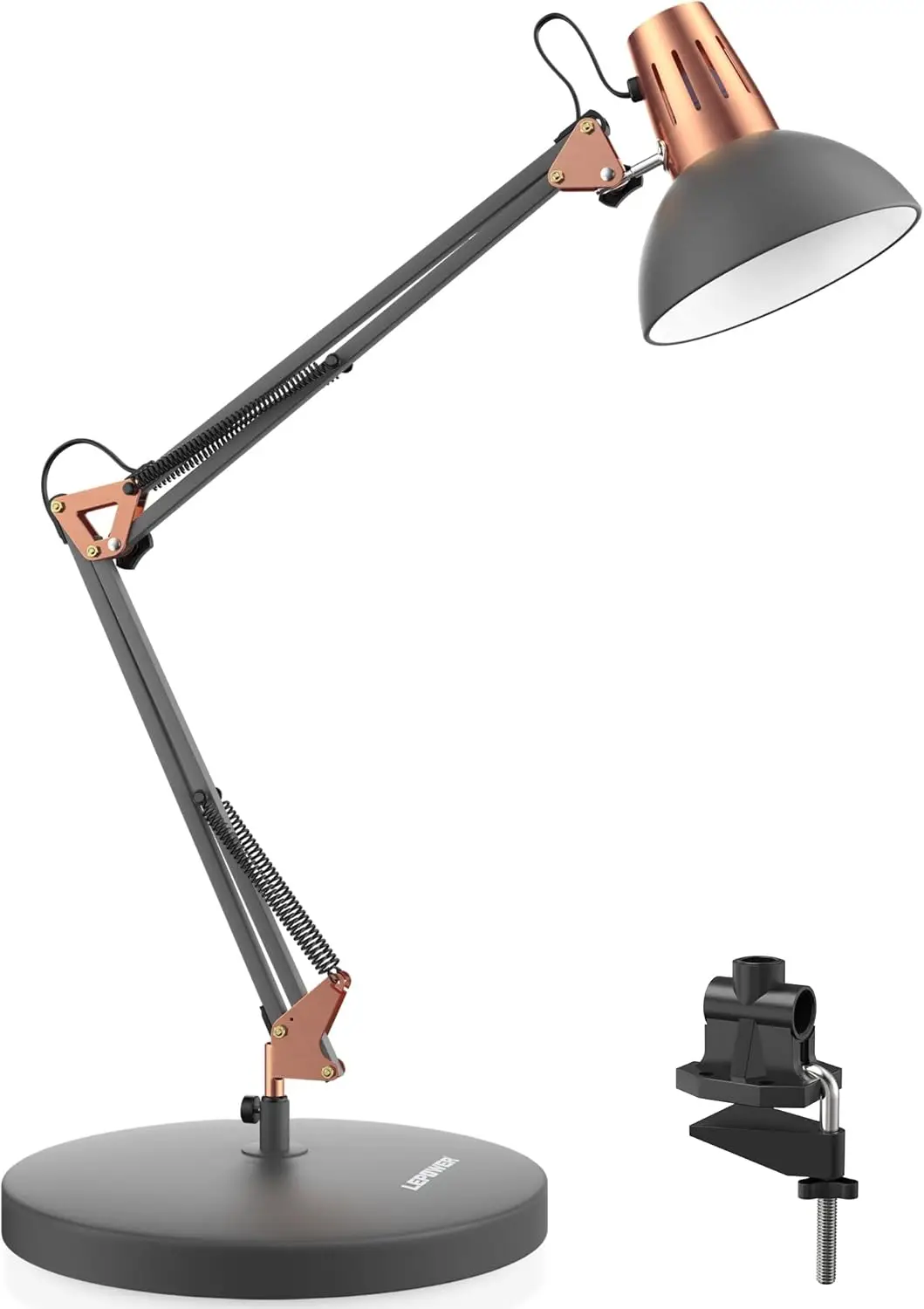 Adjustable Metal Desk Lamp with Clamp, Eye-Caring Reading Light for Study, Office & Bedroom
Adjustable Metal Desk Lamp with Clamp, Eye-Caring Reading Light for Study, Office & Bedroom