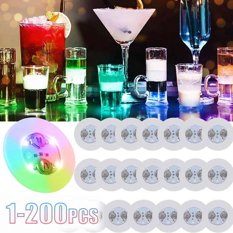 1-200PCS LED Glowing Coaster Bottle Base Sticker Flashing Cup Light for Bar KTV Party Table Decor Nightclub Drink Accessory
1-200PCS LED Glowing Coaster Bottle Base Sticker Flashing Cup Light for Bar KTV Party Table Decor Nightclub Drink Accessory