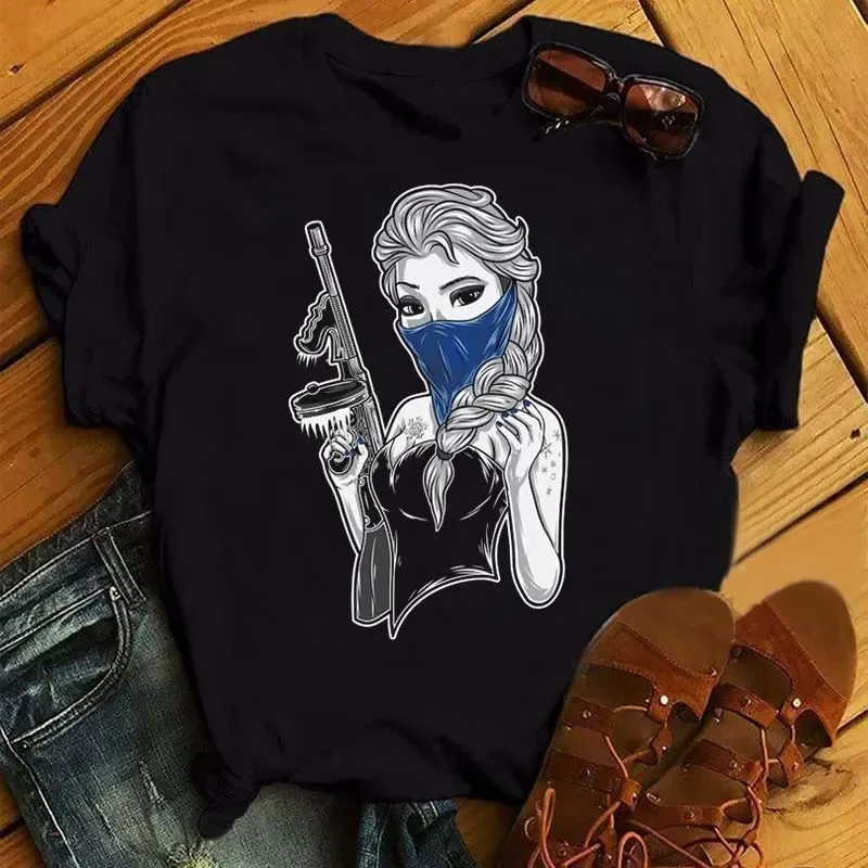 T-shirts Women Fashion Punk Princess Print T Shirt Short Sleeves Clothes Kawaii T Shirt Female Tops Streetwear Y2k Top
T-shirts Women Fashion Punk Princess Print T Shirt Short Sleeves Clothes Kawaii T Shirt Female Tops Streetwear Y2k Top