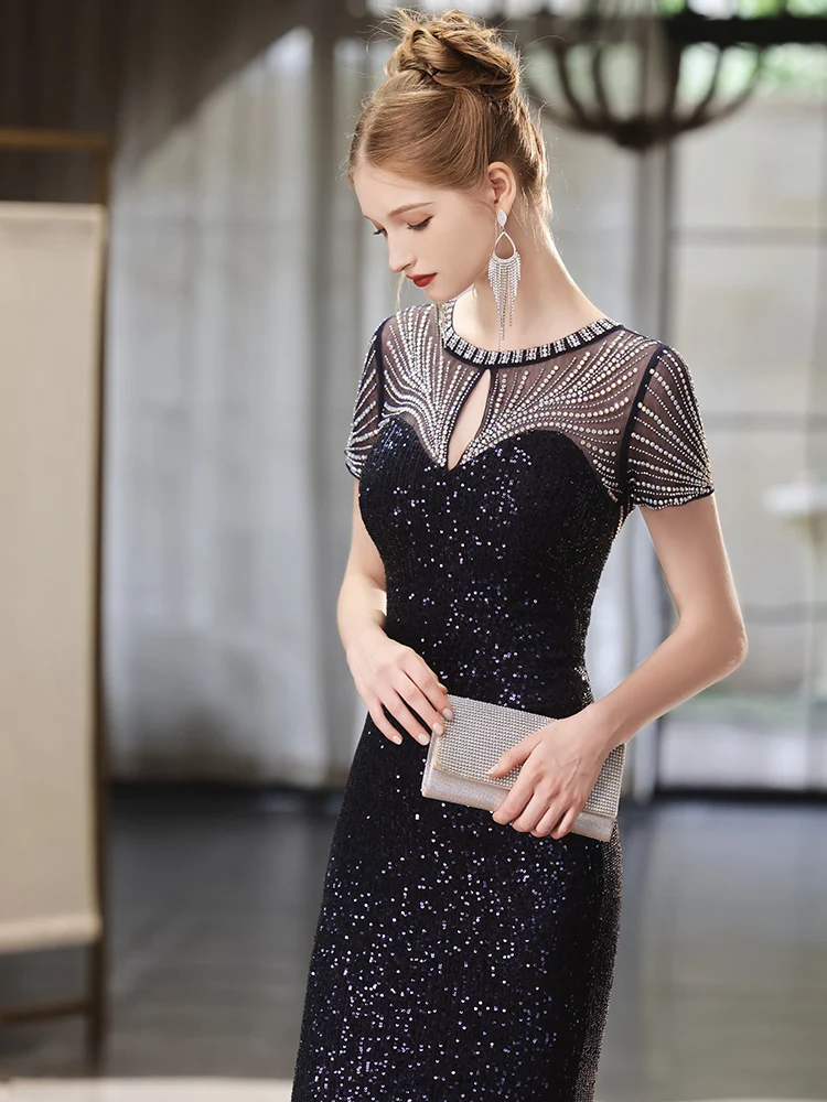 Ele Fi Tail Evening Gown for Women Wedding Banquet High End Luxury Lady Host Mother in Law Mom Formal Dr Polyester F...
Ele Fi Tail Evening Gown for Women Wedding Banquet High End Luxury Lady Host Mother in Law Mom Formal Dr Polyester F...