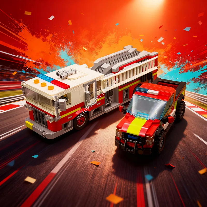 969 шт. MOC пожарный отдел, две упаковки, модель города, игрушки, строительные блоки, архитектура, рождественский подарок, сделай сам, креативная идея для детей
969 шт. MOC пожарный отдел, две упаковки, модель города, игрушки, строительные блоки, архитектура, рождественский подарок, сделай сам, креативная идея для детей