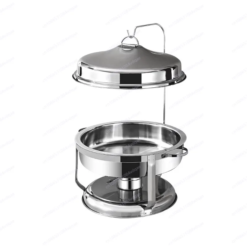 Stainless steel dining stove round with lid alcohol heating rotating golden buffet pot constant temperature hanging pot
Stainless steel dining stove round with lid alcohol heating rotating golden buffet pot constant temperature hanging pot