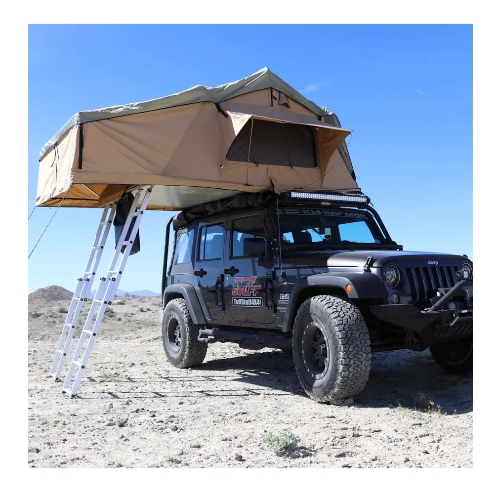 Remaco 4-5 Person Canvas Roof Top Tent For SUV With Waterproof Soft Shell Four-Season Quick Automatic Opening
Remaco 4-5 Person Canvas Roof Top Tent For SUV With Waterproof Soft Shell Four-Season Quick Automatic Opening