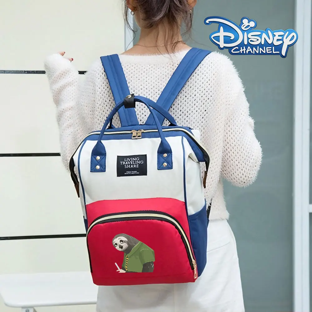 Disney Zootopia Themed Nylon Mommy Bag Water-Resistant Travel Backpack with Insulated Side Pocket
Disney Zootopia Themed Nylon Mommy Bag Water-Resistant Travel Backpack with Insulated Side Pocket