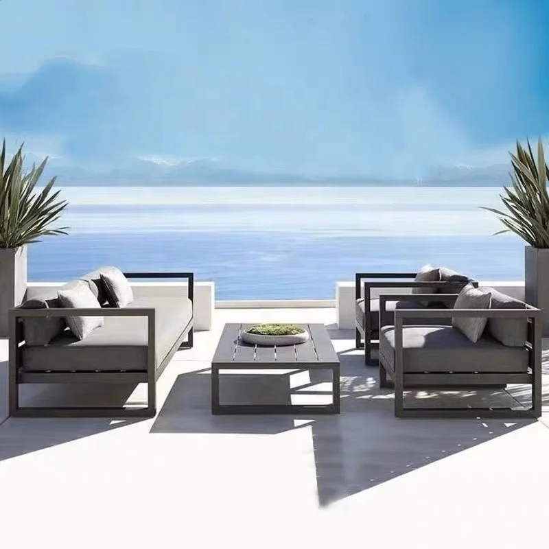 #Hot Sell Small CBM Aluminum Frame Anti-rust Outdoor Furniture Patio Sofa Set With Fabric Cushions
#Hot Sell Small CBM Aluminum Frame Anti-rust Outdoor Furniture Patio Sofa Set With Fabric Cushions