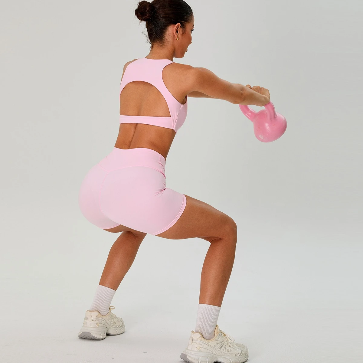 Yoga Suit Yoga Sports Underwear Women's Fitness Suit Running Sports Yoga Shorts Set Workout Set hollow out Vest gym set women
Yoga Suit Yoga Sports Underwear Women's Fitness Suit Running Sports Yoga Shorts Set Workout Set hollow out Vest gym set women
