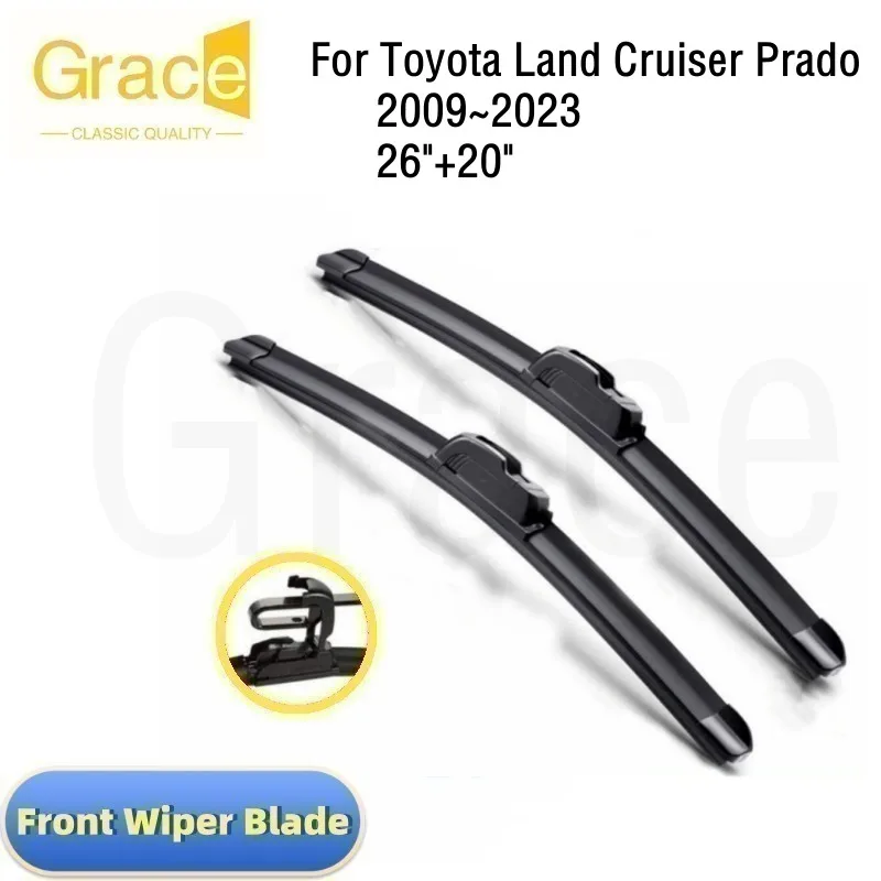 For Toyota Land Cruiser Prado 150 J150 Wiper Blade Car Windshield Windscreen Rubber 2009 2010 2011 2012 2013 2014 2015 -2023
For Toyota Land Cruiser Prado 150 J150 Wiper Blade Car Windshield Windscreen Rubber 2009 2010 2011 2012 2013 2014 2015 -2023