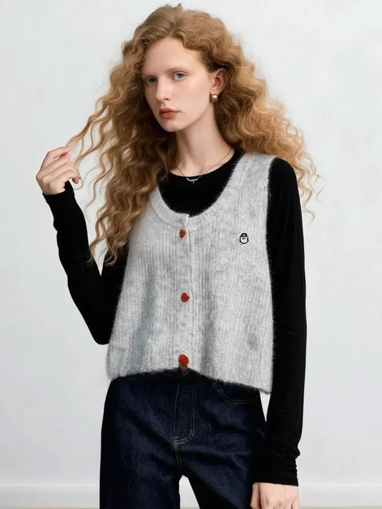 Вязаный жилет ZhuoZhi Lazy Ey с пуговицами, новинка зимы 2025, свободный, мягкий, многослойный, открытый кардиган, женский, во французском стиле, свободный крой, мягкий...
Вязаный жилет ZhuoZhi Lazy Ey с пуговицами, новинка зимы 2025, свободный, мягкий, многослойный, открытый кардиган, женский, во французском стиле, свободный крой, мягкий...