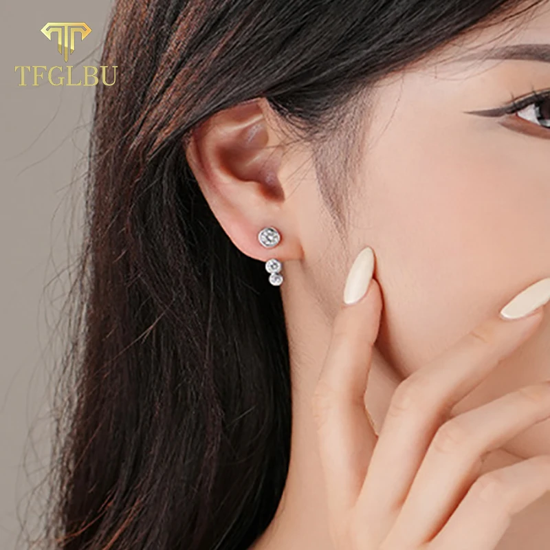 Новые Пузырьковые серьги-подвески TFGLBU с полной муассанитом для женщин, прошел тест EX, бриллиантовые серьги, настоящие Твердые серьги из серебра 925 пробы, свадебные украшения, подарок
Новые Пузырьковые серьги-подвески TFGLBU с полной муассанитом для женщин, прошел тест EX, бриллиантовые серьги, настоящие Твердые серьги из серебра 925 пробы, свадебные украшения, подарок