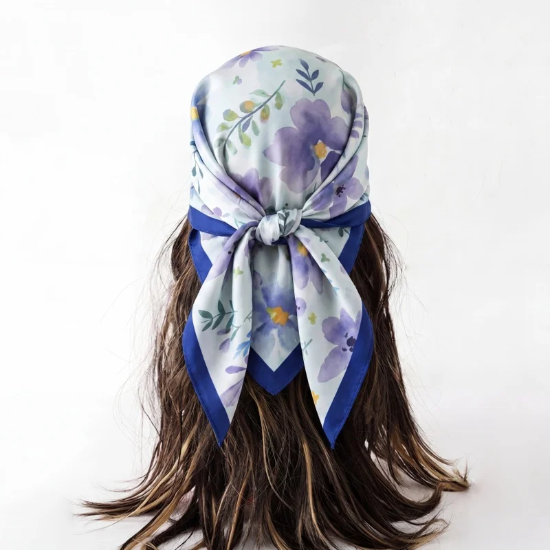 Square Silk Scarf Women's Hijab Turban Print Headscarf Luxury Shawl Bandana Neckerchief Handkerchief Fashion Wraps Headband
Square Silk Scarf Women's Hijab Turban Print Headscarf Luxury Shawl Bandana Neckerchief Handkerchief Fashion Wraps Headband