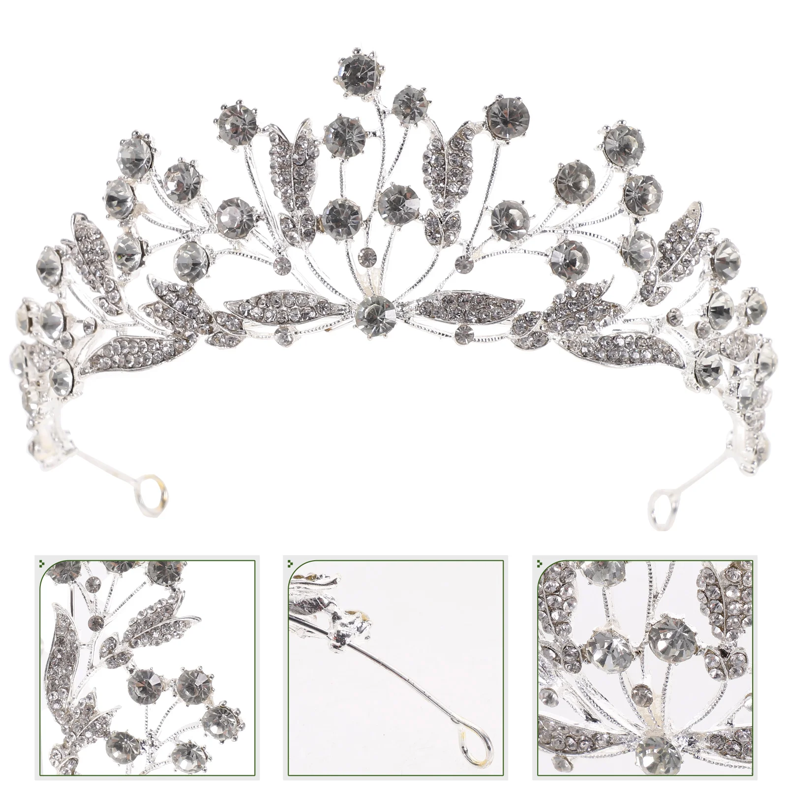 Rhinestone Tiara Crown Bridal Wedding Party Alloy Headpiece Decor Lightweight Crown For Banquet Birthday Event Girls Women
Rhinestone Tiara Crown Bridal Wedding Party Alloy Headpiece Decor Lightweight Crown For Banquet Birthday Event Girls Women