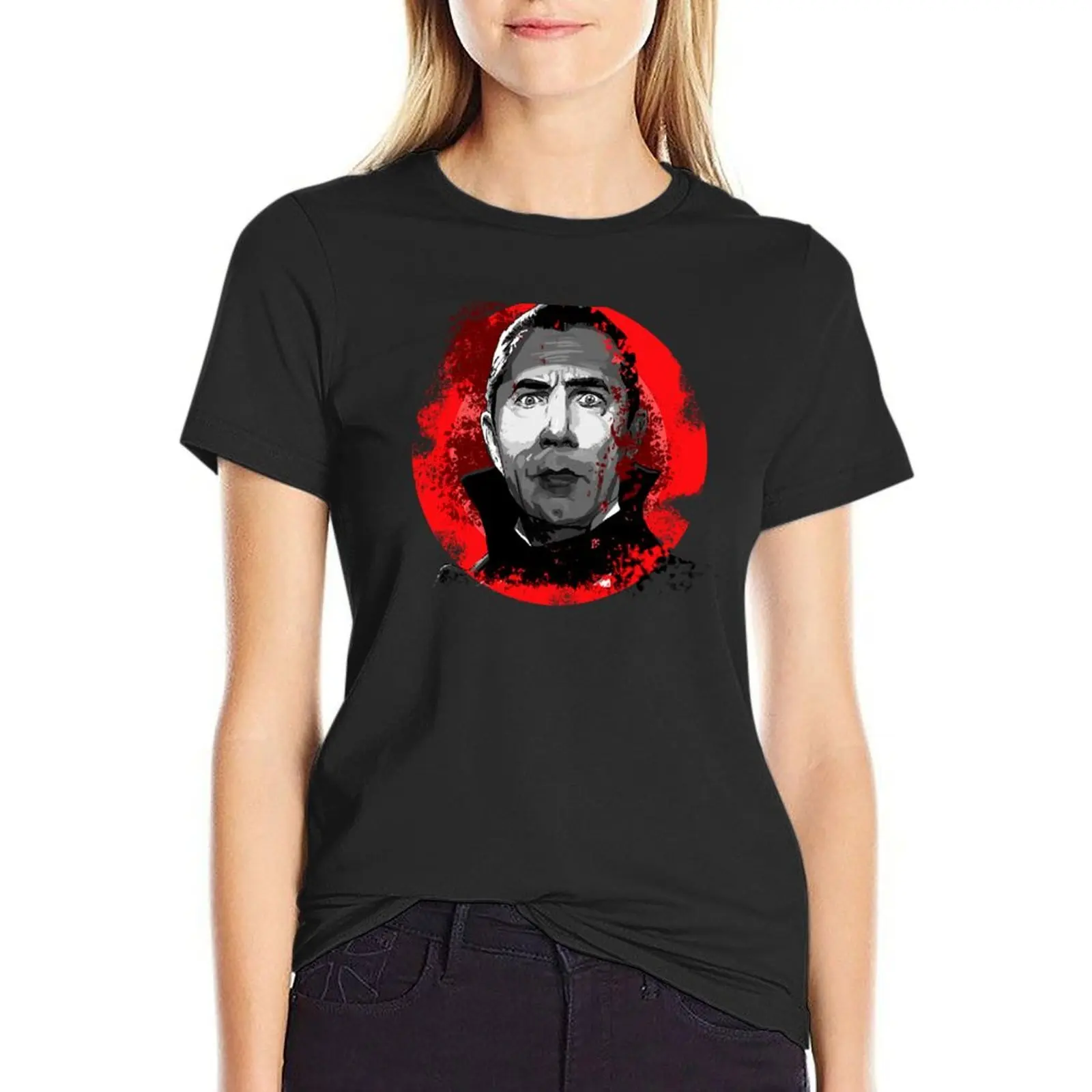 Dracula T-Shirt Short sleeve tee customs design your own cute clothes aesthetic clothes workout shirts for Women
Dracula T-Shirt Short sleeve tee customs design your own cute clothes aesthetic clothes workout shirts for Women