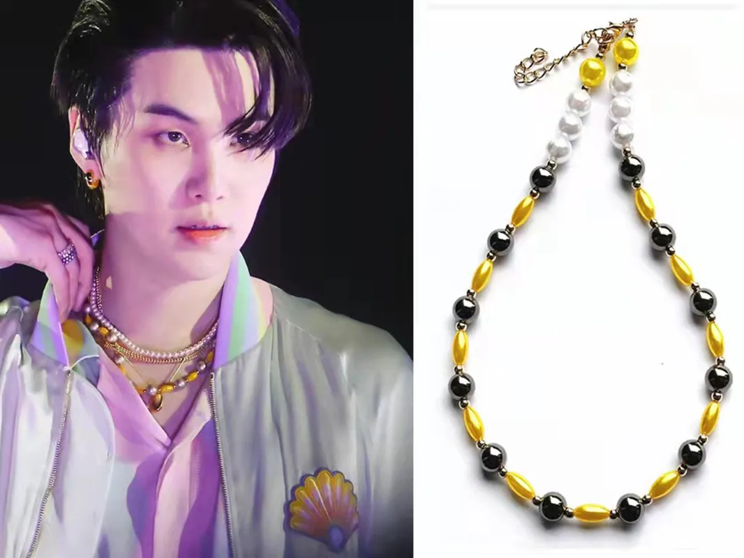 2022 Korean Wave New PTD Concert SUGA Pearl Necklace Men's Popular Celebrities Hip-hop Jewelry Accessories Gifts
2022 Korean Wave New PTD Concert SUGA Pearl Necklace Men's Popular Celebrities Hip-hop Jewelry Accessories Gifts