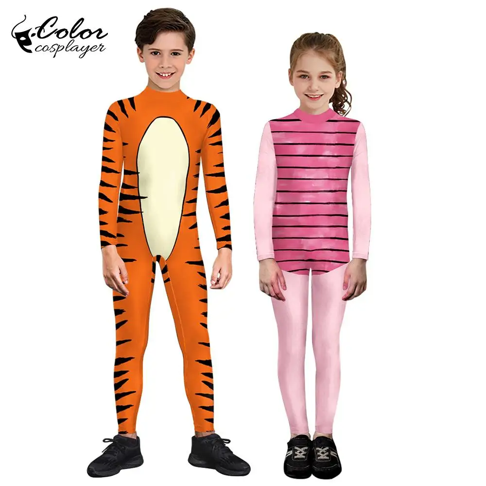 Tigger Cosplay Costume Jumpsuits School Stage Performance Catsuit Clothes Carnival Animal Themed Party Piglet Tiger Bodysuit
Tigger Cosplay Costume Jumpsuits School Stage Performance Catsuit Clothes Carnival Animal Themed Party Piglet Tiger Bodysuit