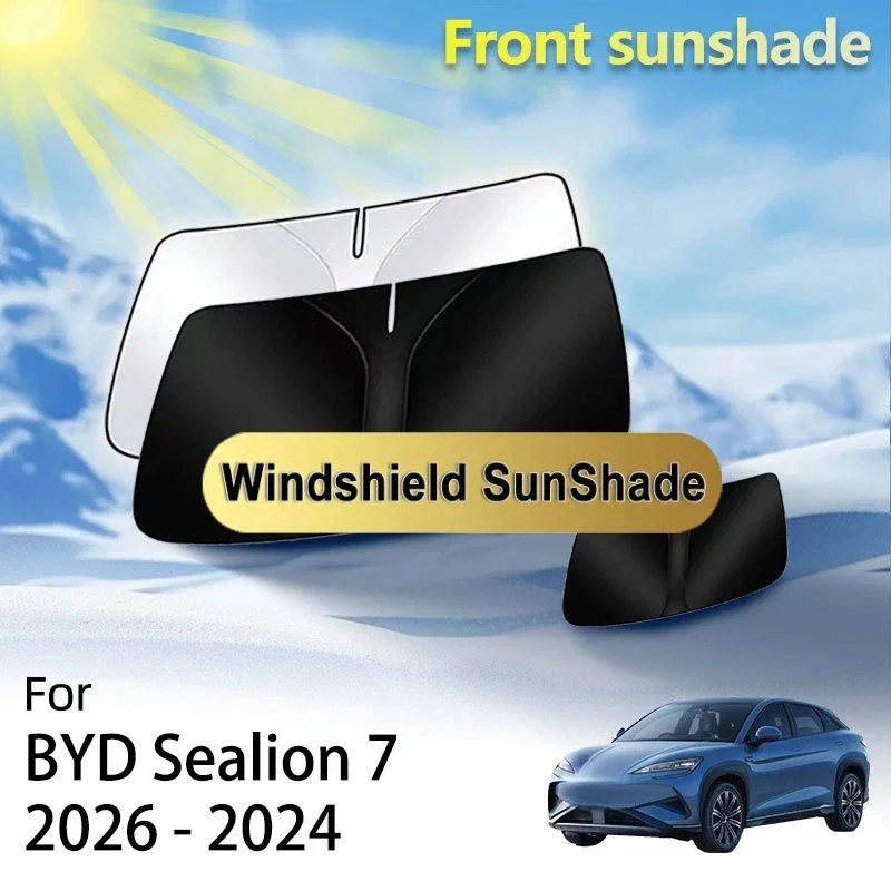 Auto Front Sunshade For BYD Sealion 7 2026 2025 2024 EV Accessories Window Windshield Heat Insulation Sun Visor Protection Parts
Auto Front Sunshade For BYD Sealion 7 2026 2025 2024 EV Accessories Window Windshield Heat Insulation Sun Visor Protection Parts