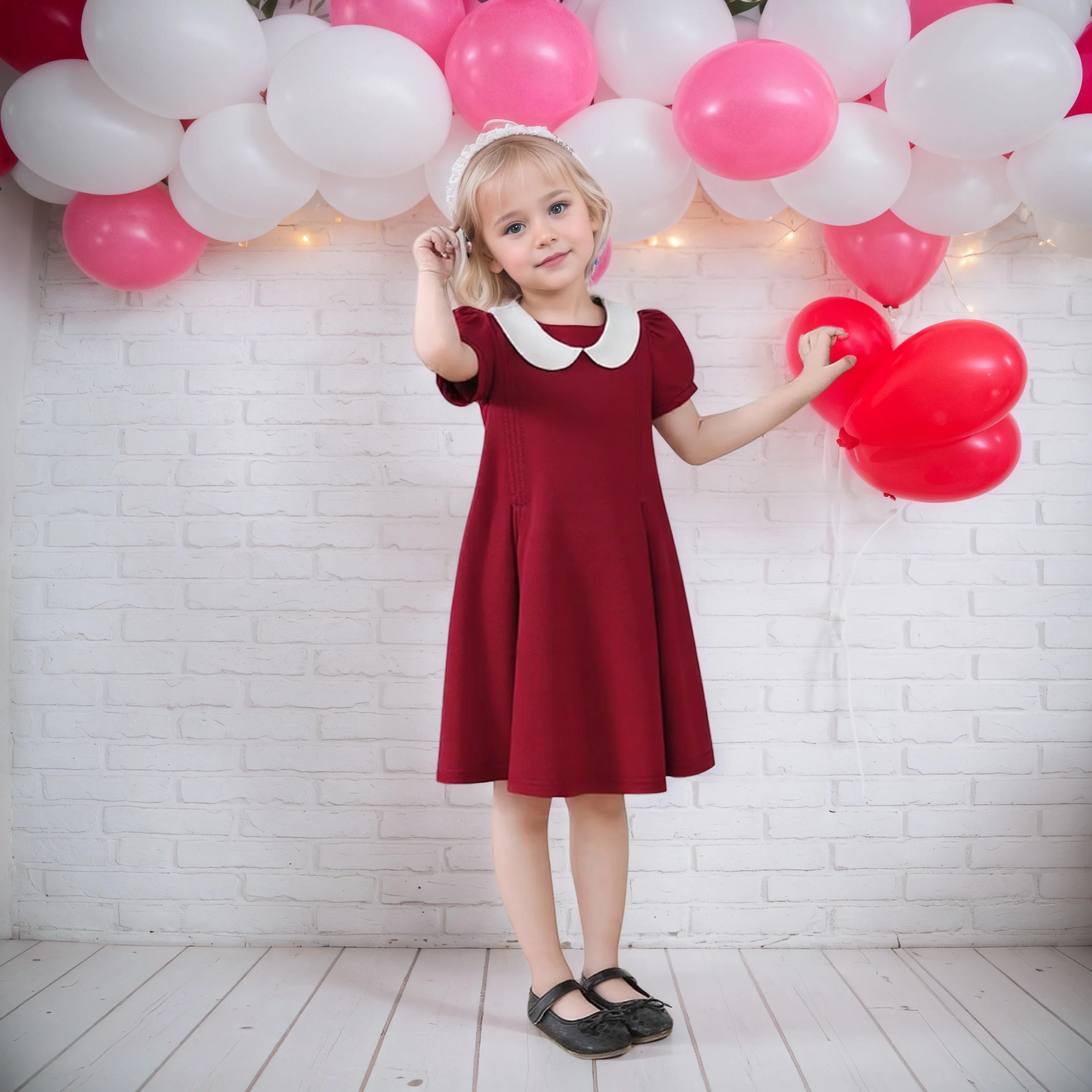 Girls' Dress Summer New Fashionable Sweetheart Lapel Short Sleeves Small Red Dress A-line Korean Children's Kids Clothes
Girls' Dress Summer New Fashionable Sweetheart Lapel Short Sleeves Small Red Dress A-line Korean Children's Kids Clothes