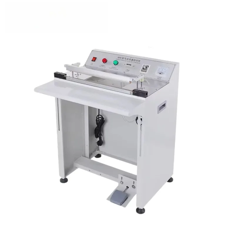 Pneumatic Foot Pedal Sealer Heat Shrink Film Cutting Sealing Machine Thermal Shrink Wrapper for Commercial Packing Equipment
Pneumatic Foot Pedal Sealer Heat Shrink Film Cutting Sealing Machine Thermal Shrink Wrapper for Commercial Packing Equipment