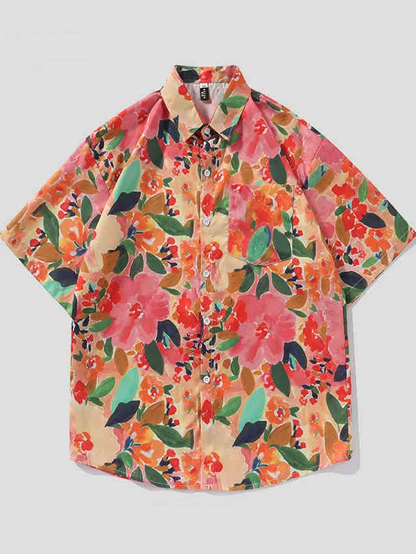 Hawaii Vaion Casual ort Sve Floral irt Loose Beach Couple Outerwear Men Women Summer Lightweight Iron-Free irt
Hawaii Vaion Casual ort Sve Floral irt Loose Beach Couple Outerwear Men Women Summer Lightweight Iron-Free irt