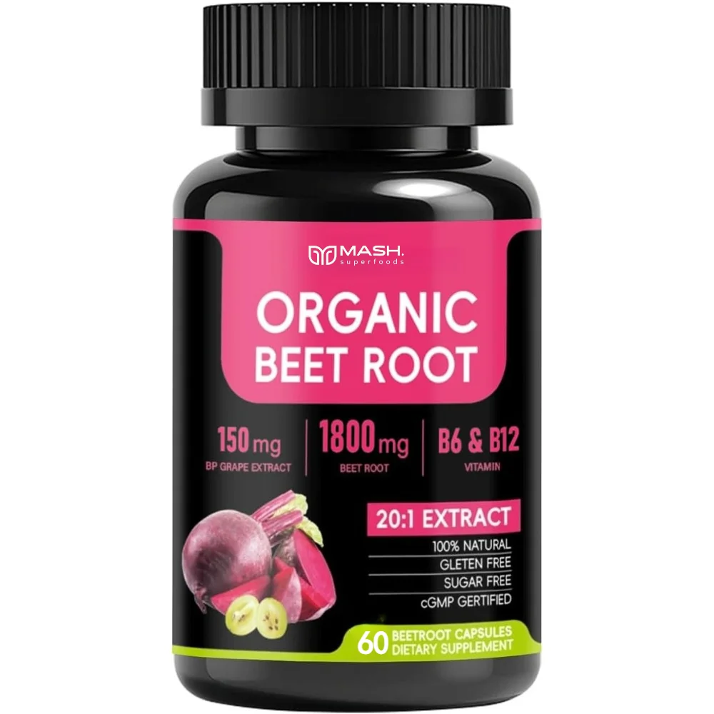 Seaweed with Beetroot Capsules - High-quality Multivitamin Supplements - Seaweed Superfood Supports Immune Health
Seaweed with Beetroot Capsules - High-quality Multivitamin Supplements - Seaweed Superfood Supports Immune Health